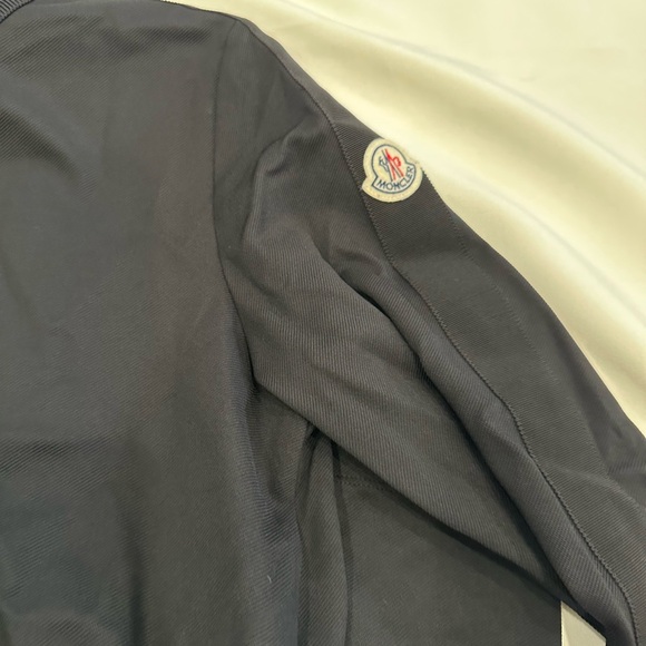 Moncler Half Zip Long Sleeve Black Dress - Picture 6 of 6